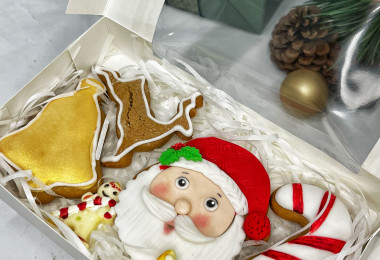 Кутия с декорирани меденки