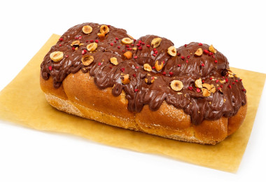 Козунак с течен шоколад